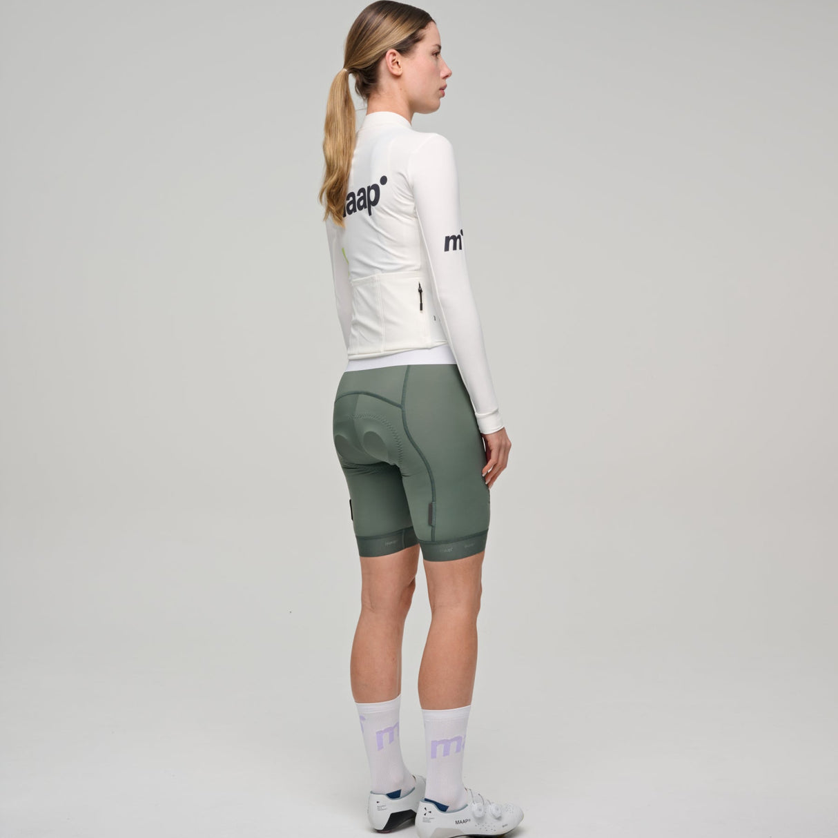 Maglia donna maniche lunghe Maap Training Thermal - Bianco Maap