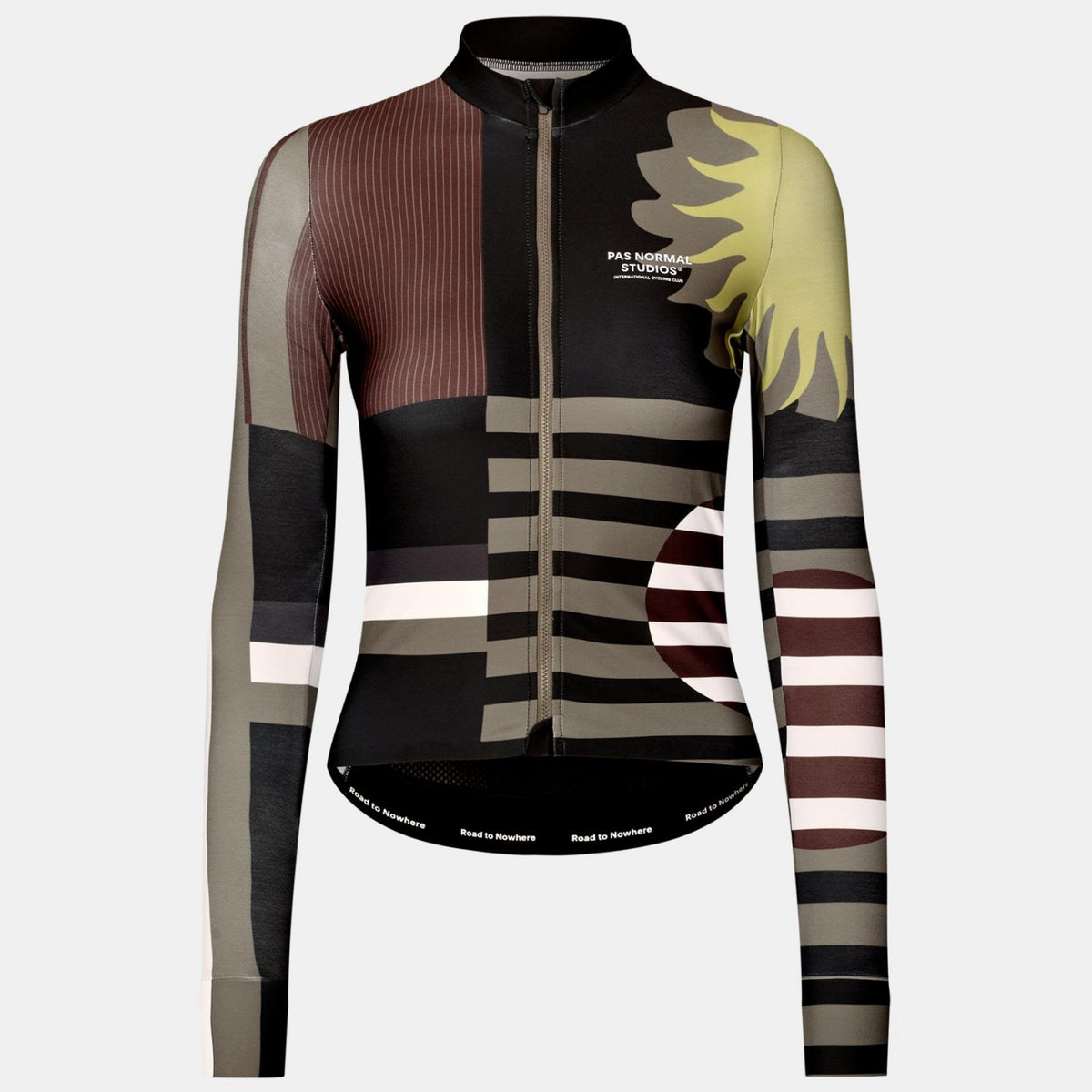 Maglia donna maniche lunghe Pas Normal Studios Mechanism AOP International - Verde Pas Normal Studios