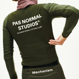 Maglia donna maniche lunghe Pas Normal Studios Mechanism Thermal - Verde scuro Pas Normal Studios