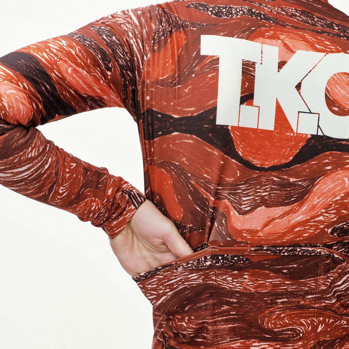 Maglia donna maniche lunghe Pas Normal Studios T.K.O. Mechanism - Rosso Pas Normal Studios
