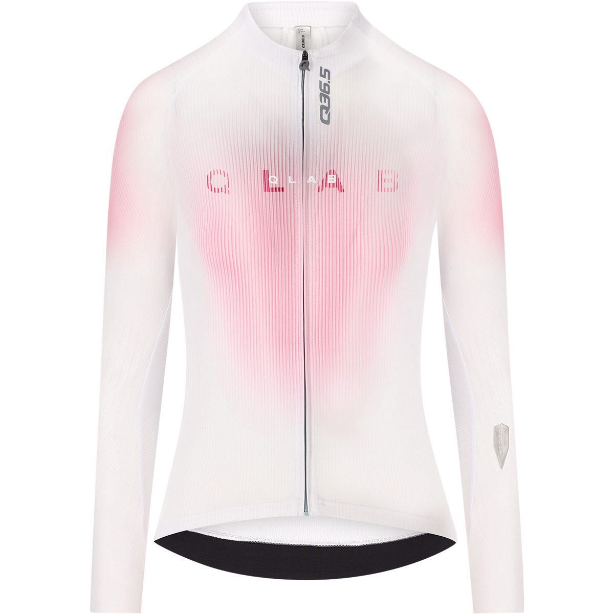 Maglia donna maniche lunghe Q36.5 Gregarius Hybrid Light QLAB - Bianco rosa Q36.5