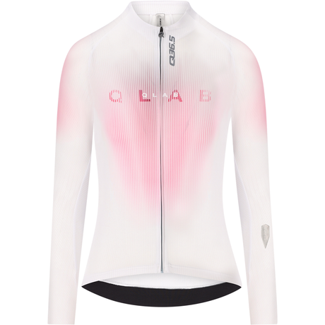Maglia donna maniche lunghe Q36.5 Gregarius Hybrid Light QLAB - Bianco rosa Q36.5