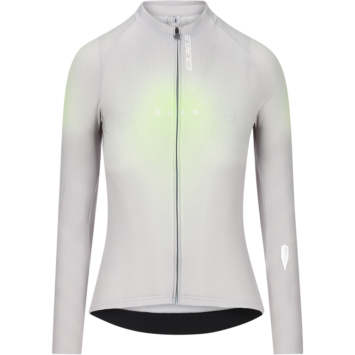 Maillot mujer manga larga Q36.5 Gregarius Hybrid Light QLAB - Gris verdoso