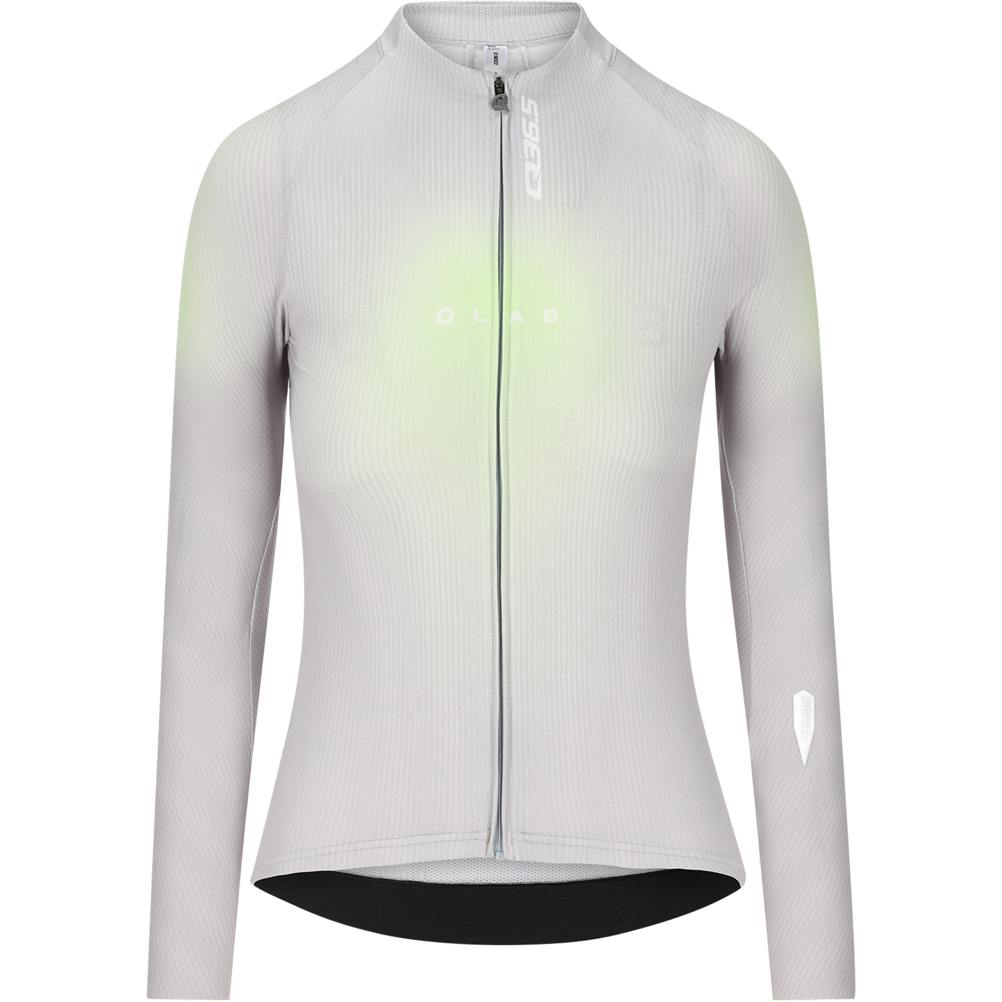 Maillot femme manches longues Q36.5 Gregarius Hybrid Light QLAB - Gris vert