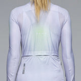 Maillot mujer manga larga Q36.5 Gregarius Hybrid Light QLAB - Gris verdoso