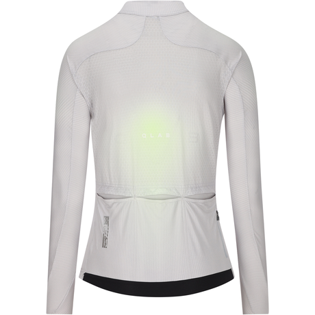 Langarmtrikot damen Q36.5 Gregarius Hybrid Light QLAB - Graugrün