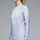 Maillot mujer manga larga Q36.5 Gregarius Hybrid Light QLAB - Gris verdoso