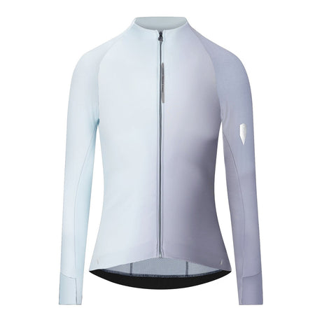 Maglia donna maniche lunghe Q36.5 Gregarius Hybrid Big Fade - Blu Q36.5