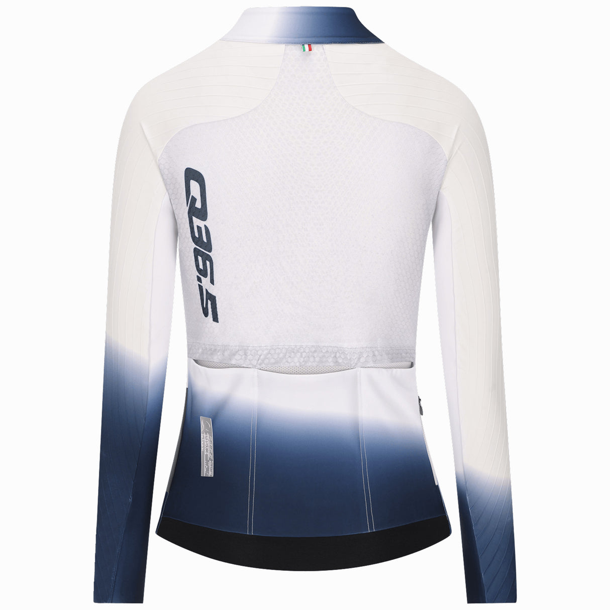 Q36.5 Gregarius Hybrid Light Collar Fade frau langarmtrikot - Weiss