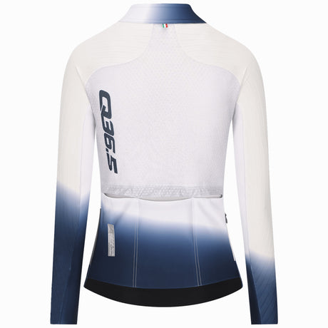 Q36.5 Gregarius Hybrid Light Collar Fade frau langarmtrikot - Weiss