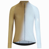 Maglia donna maniche lunghe Q36.5 Gregarius Hybrid Big Fade - Verde Q36.5