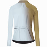 Maglia donna maniche lunghe Q36.5 Gregarius Hybrid Big Fade - Verde Q36.5
