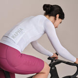 Rapha Pro Team Lightweight 3 frau langarmtrikot - Weiss