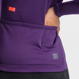 Maglia donna maniche lunghe Sportful Classic Thermal - Viola Sportful