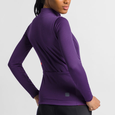 Maglia donna maniche lunghe Sportful Classic Thermal - Viola Sportful