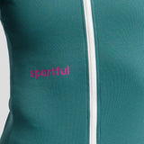 Maillot mujer de manga larga Sportful Classic Thermal - Verde oscuro