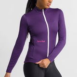 Maglia donna maniche lunghe Sportful Classic Thermal - Viola Sportful