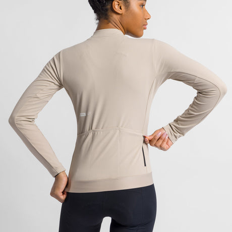 Maglia donna maniche lunghe Sportful Srk 2 - Beige Sportful