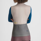 Maglia donna maniche lunghe Sportful Supergiara Logo - Beige Sportful