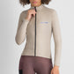 Maglia donna maniche lunghe Sportful Supergiara Wool - Beige Sportful