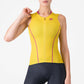 Castelli Anima Flow frau armelloses trikot - Gelb