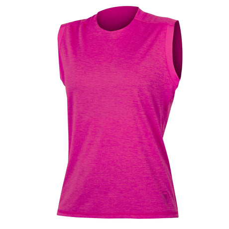 Maglia donna senza maniche Endura Single Track - Rosa Endura