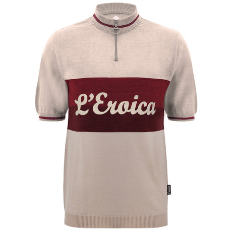 Santini Eroica Vino wolltrikot - Beige