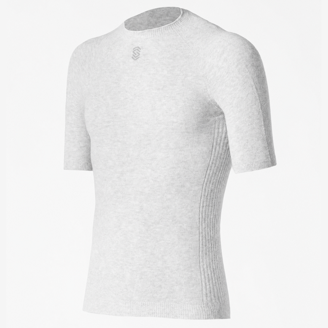 Maillot interior Silverskin Core Light Warm cuello redondo - Gris