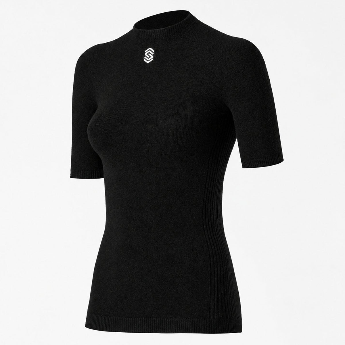 Maillot sous-vêtement Silverskin Core Warm col rond - Noir