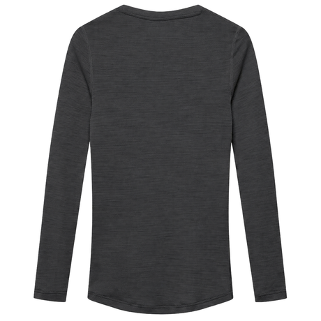 Maglia intima donna maniche lunghe Cafe du Cycliste Judith - Grigio scuro Café du Cycliste