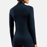 Odlo Merino 200 Zip women long sleeve base layer - Black