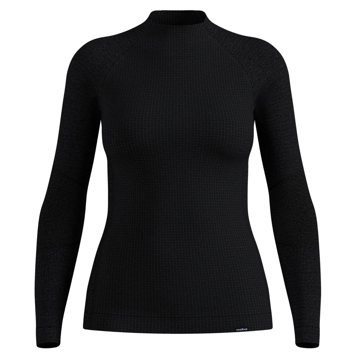 Maglia intima donna maniche lunghe Odlo Seamless Performance Wool - Nero Odlo