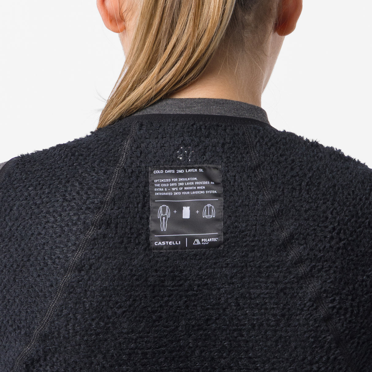 Maglia intima donna senza maniche Castelli Cold Days 2nd - Nero Castelli