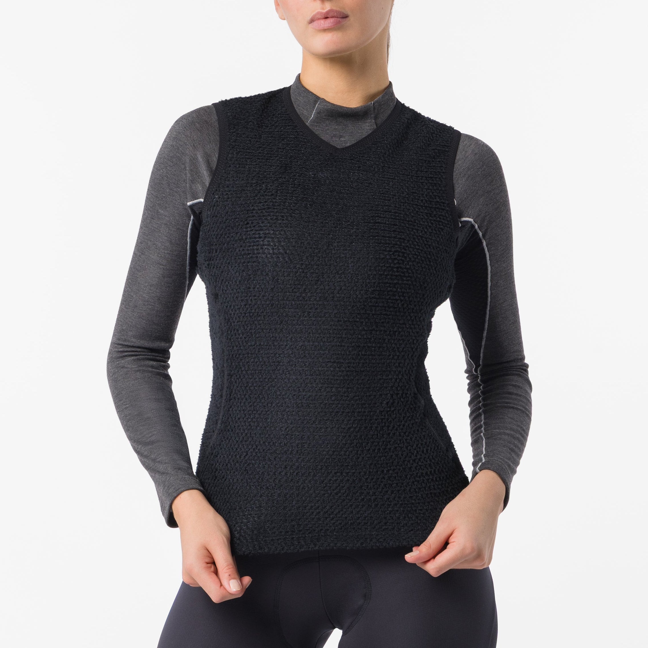 Castelli Cold Days 2nd women sleeveless base layer - Black