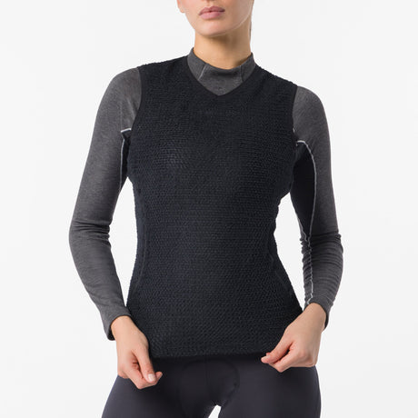 Maglia intima donna senza maniche Castelli Cold Days 2nd - Nero Castelli