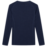 Maglia intima maniche lunghe Cafe du cycliste Coline - Blu Café du Cycliste