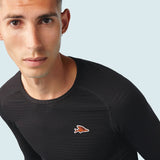 Maglia intima maniche lunghe Cafe du cycliste Coline - Nero Café du Cycliste