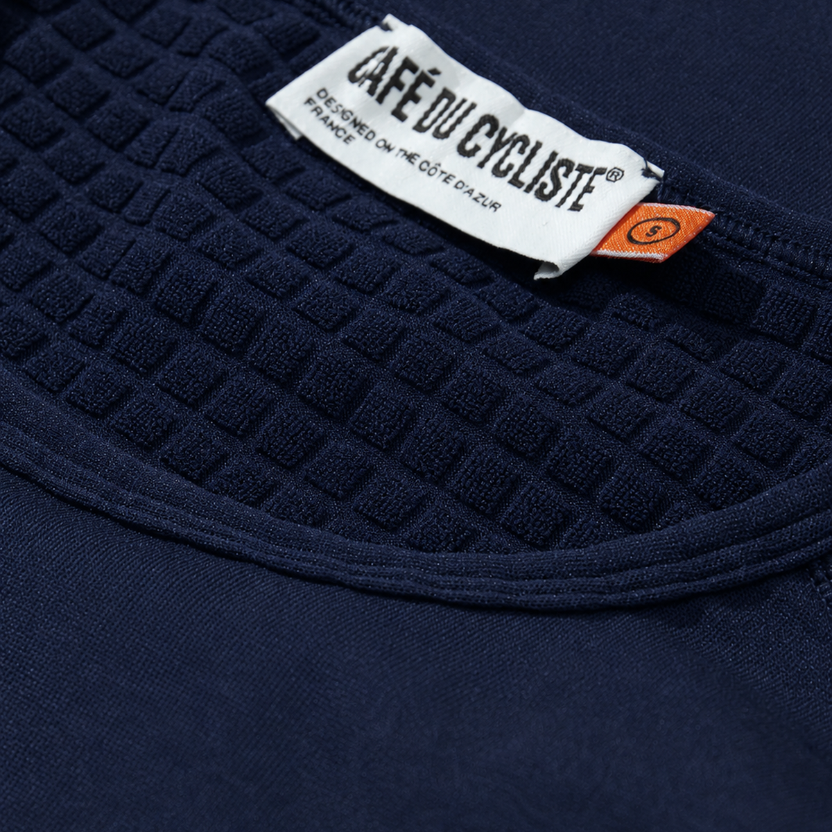 Maglia intima maniche lunghe Cafe du cycliste Coline - Blu Café du Cycliste