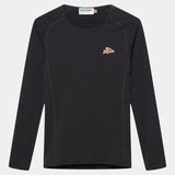 Maglia intima maniche lunghe Cafe du cycliste Coline - Nero Café du Cycliste