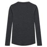 Maglia intima maniche lunghe Cafe du cycliste Judith - Grigio scuro Café du Cycliste