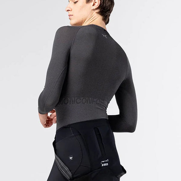 Maillot de corps à manches longues Gobik Limber Skin Basalt - Gris