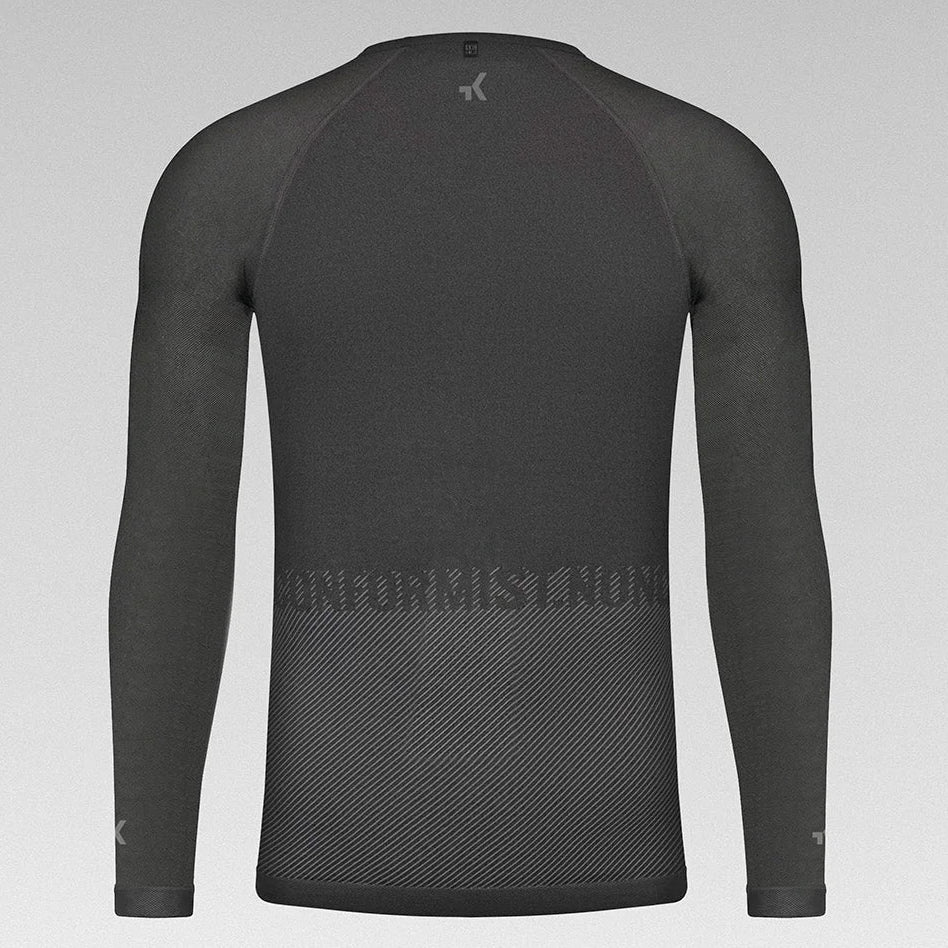 Maillot de corps à manches longues Gobik Limber Skin Basalt - Gris
