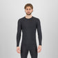 Jersey Karpos Dinamico Merino 180 long-sleeve base layer - Black
