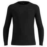 Maillot sous-vêtement manches longues Odlo Merino 200 - Noir