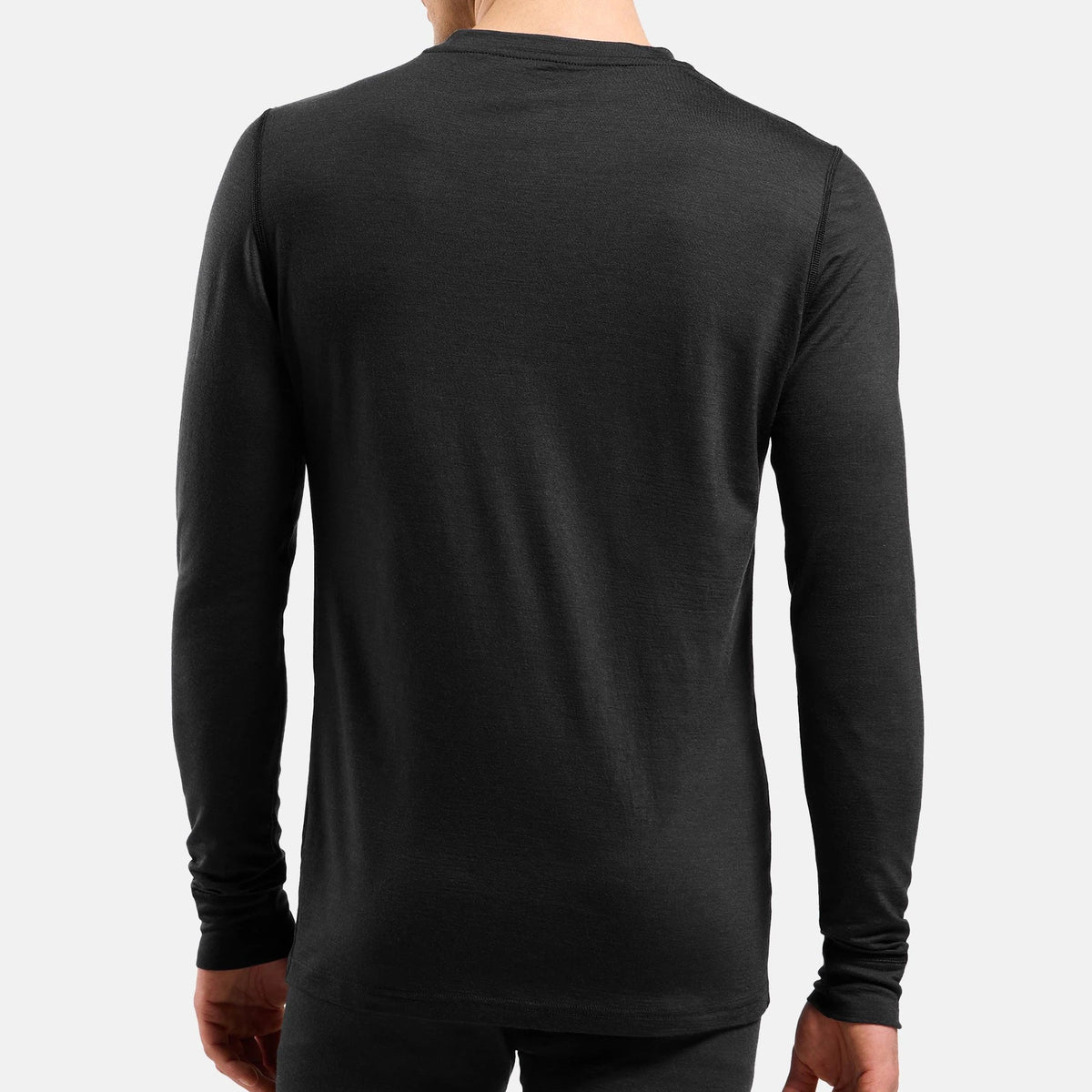 Maillot sous-vêtement manches longues Odlo Merino 200 - Noir