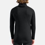 Maglia intima maniche lunghe Odlo Seamless Performance Wool Face - Nero Odlo
