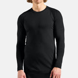 Maglia intima maniche lunghe Odlo Seamless Performance Wool - Nero Odlo