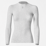 Maillot sous-vêtement manches longues Silverskin Core Light Warm col rond - Gris
