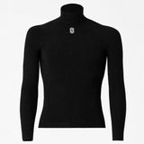 Maillot interior de manga larga Silverskin Core Warm cuello alto - Negro