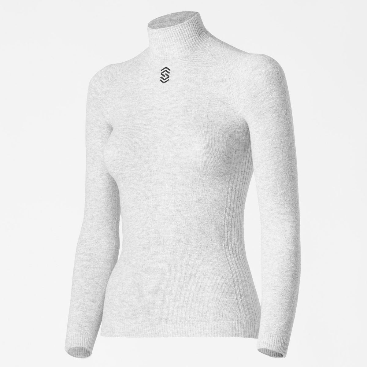 Maillot interior de manga larga Silverskin Core Warm cuello alto - Gris